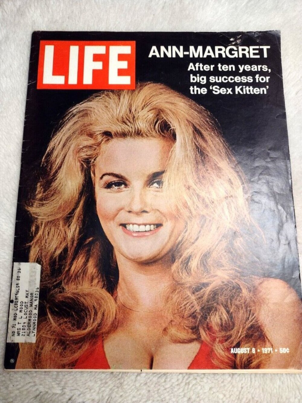 Life Magazine Aug 6, 1971 Ann-Margret Sex Kitten Swimming Toddlers Lost Child
